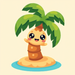 Tropical zone illustration